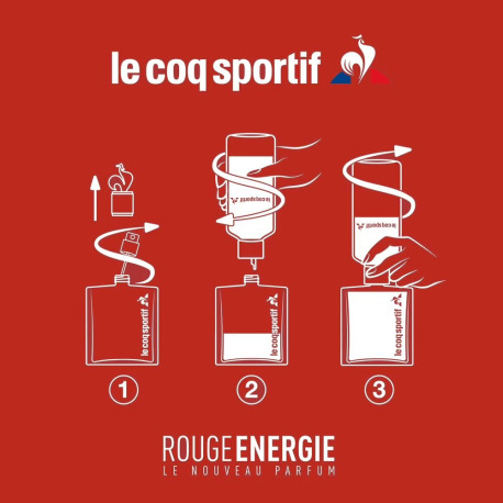 LE COQ SPORTIF PARFUM Rote Energie - Mini-Taschen- und
